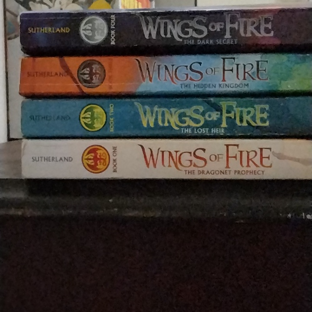 Wings of fire books 1-4